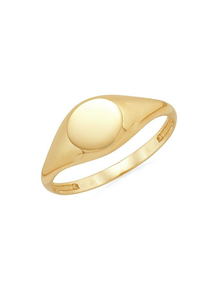 Saks Fifth Avenue Men's 14K Yellow Gold Signet Ring Cover