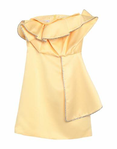 Cinqrue Woman Mini dress Yellow Polyester Cover