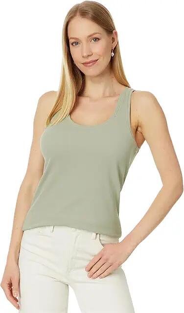 Tommy Bahama New Barrier Bay Rib Tank (Scottish Moss) Women's Clothing Cover