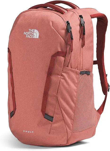 The North Face Vault Backpack (Light Mahogany Dark Heather/Iron Red/TNF Black) Backpack Bags Cover