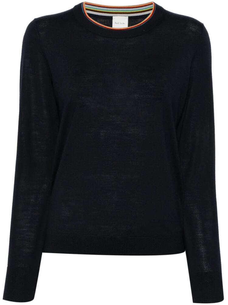 Paul Smith Signature Stripe wool jumper - Blue Cover