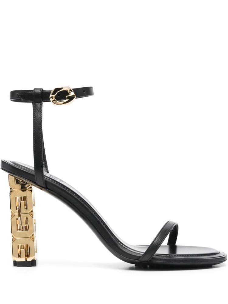 Givenchy GG 100mm leather sandals - Black Cover