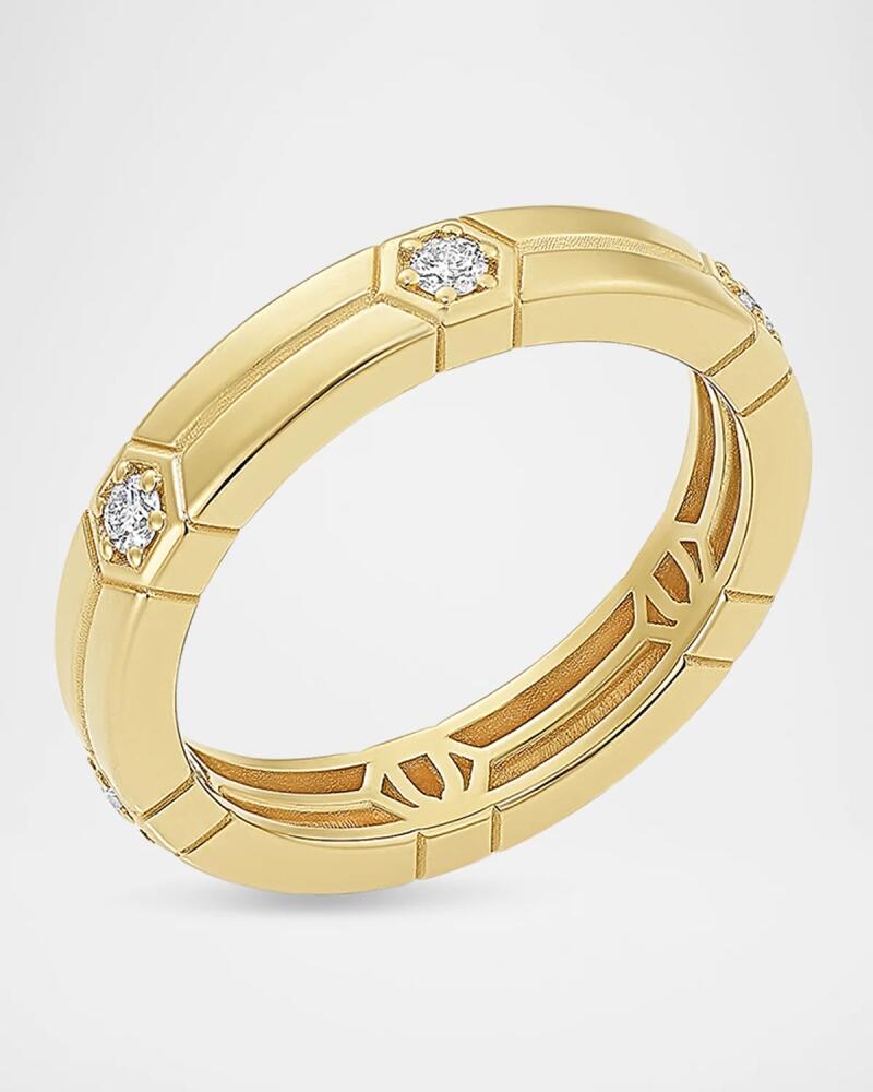 Miseno 18K Yellow Gold Baia Sommersa Diamond Ring Cover