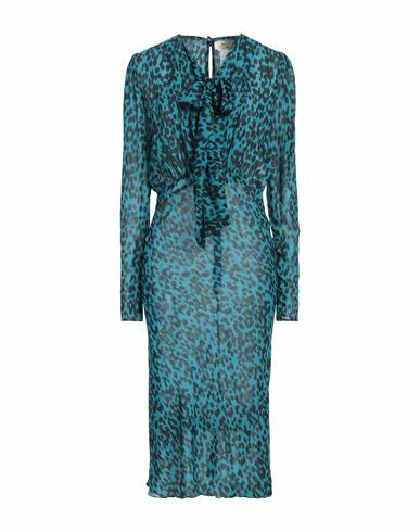 Anna Molinari Woman Midi dress Azure Viscose Cover