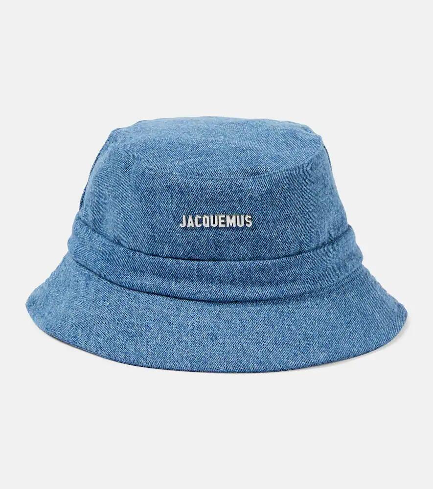 Jacquemus Logo denim bucket hat Cover