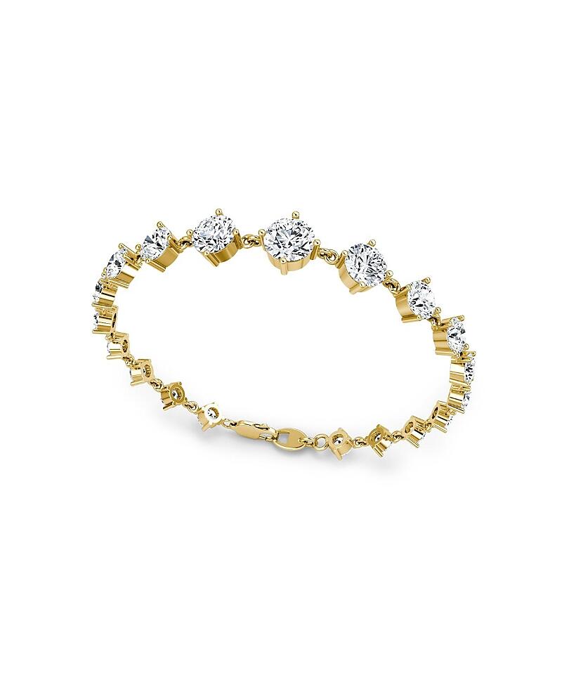 Vrai Lab Grown Diamond Round Brilliant Infinity Linked Tennis Bracelet in 14K White Gold and Gold, 6.60 ct. t. w. Cover