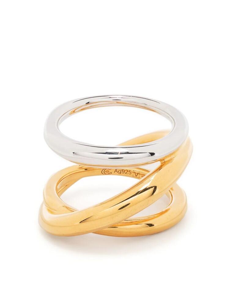 Charlotte Chesnais Triplet stacked ring - Gold Cover