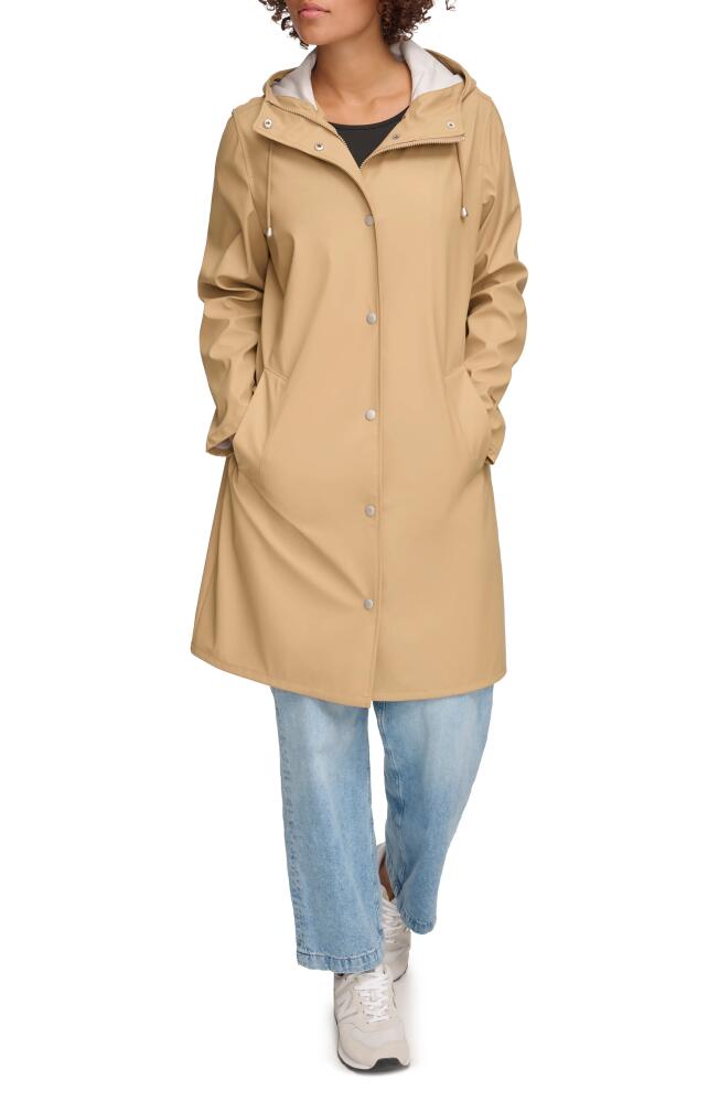 levi's Water Resistant Hooded Long Rain Jacket Cover