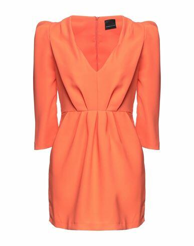 Marc Ellis Woman Mini dress Orange Polyester Cover