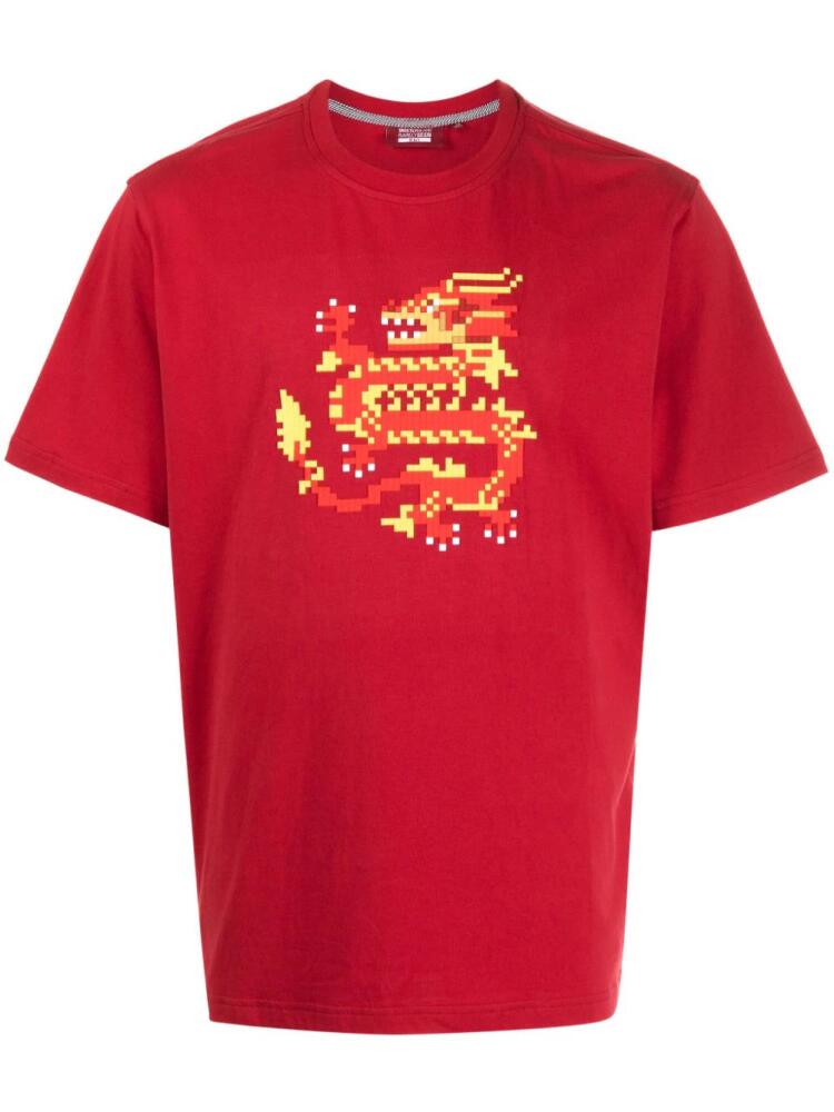 Mostly Heard Rarely Seen 8-Bit Do The Monkey Dance cotton T-shirt - Red Cover