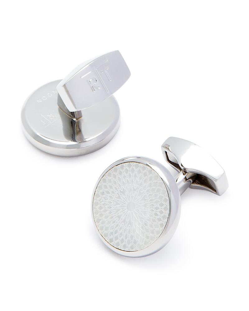 Tateossian Guilloche Mother-of-Pearl Cufflinks Cover