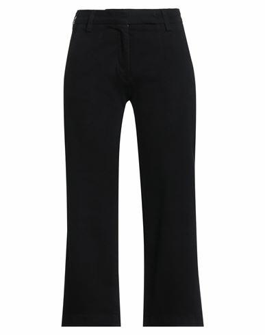 Current/elliott Woman Pants Black Cotton, Elastane Cover