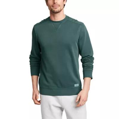 Eddie Bauer Men's Camp Fleece Riverwash Crew Cover