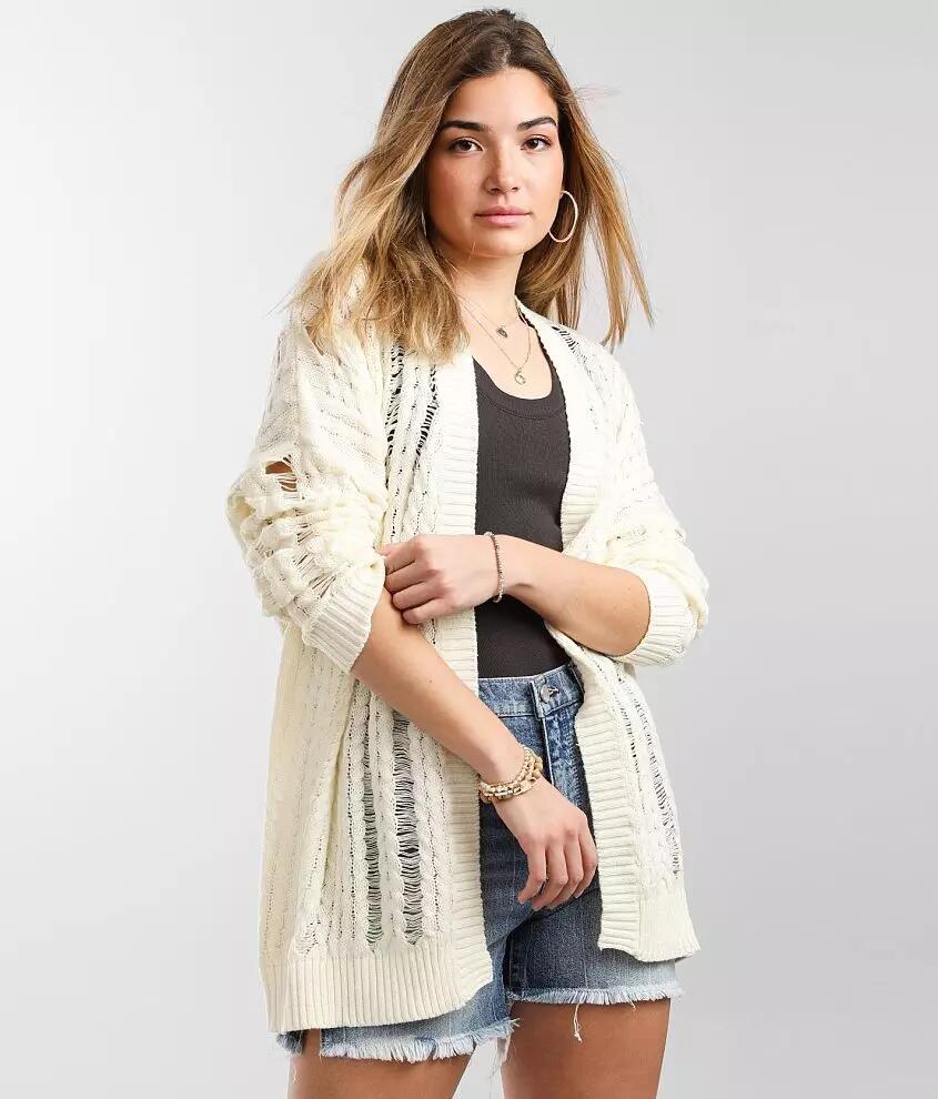 Daytrip Destructed Cardigan Sweater Cover