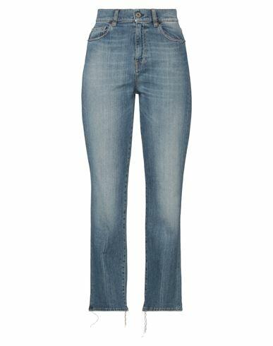 Pence Woman Jeans Blue Cotton, Elastane Cover