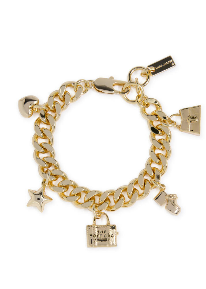 Marc Jacobs Icon Charm Mini Gold-plated Bracelet Cover