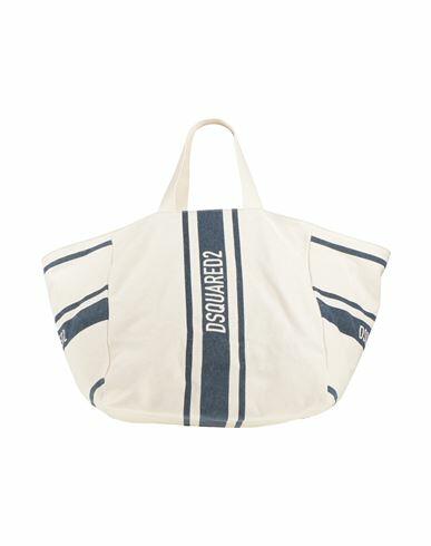 Dsquared2 Woman Handbag Beige Textile fibers Cover