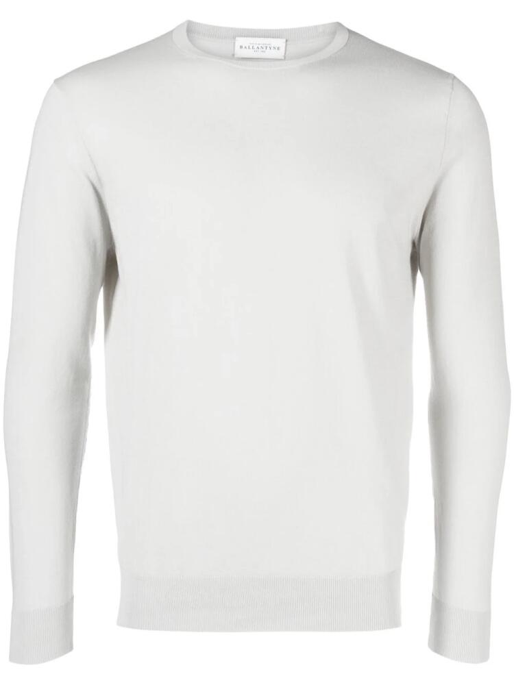 Ballantyne round-neck cotton sweatshirt - Grey Cover