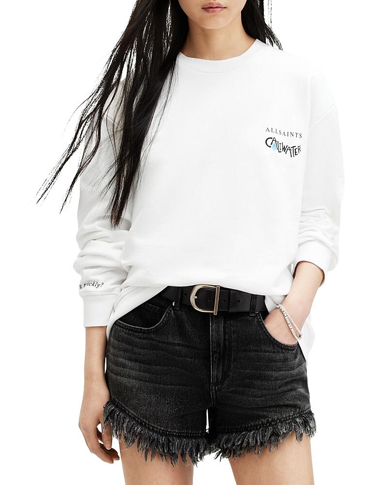 Allsaints Caliwater Logo Sweatshirt Cover