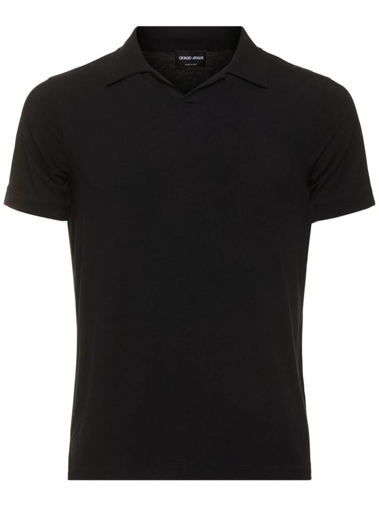 GIORGIO ARMANI Short Sleeve Polo Shirt Cover