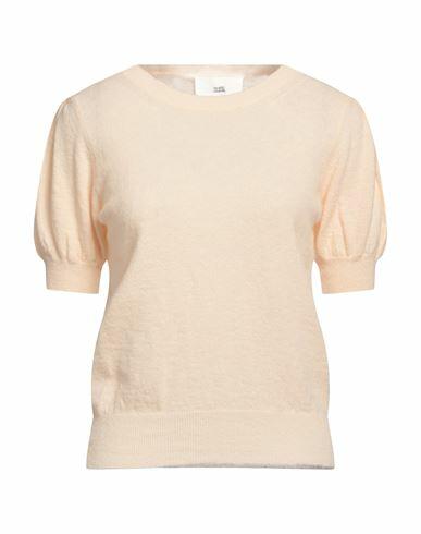 Solotre Woman Sweater Apricot Polyamide, Mohair wool, Wool, Elastane Cover