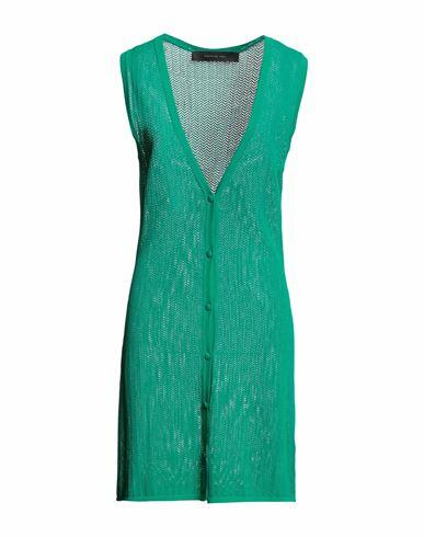 Federica Tosi Woman Mini dress Green Viscose, Polyamide Cover