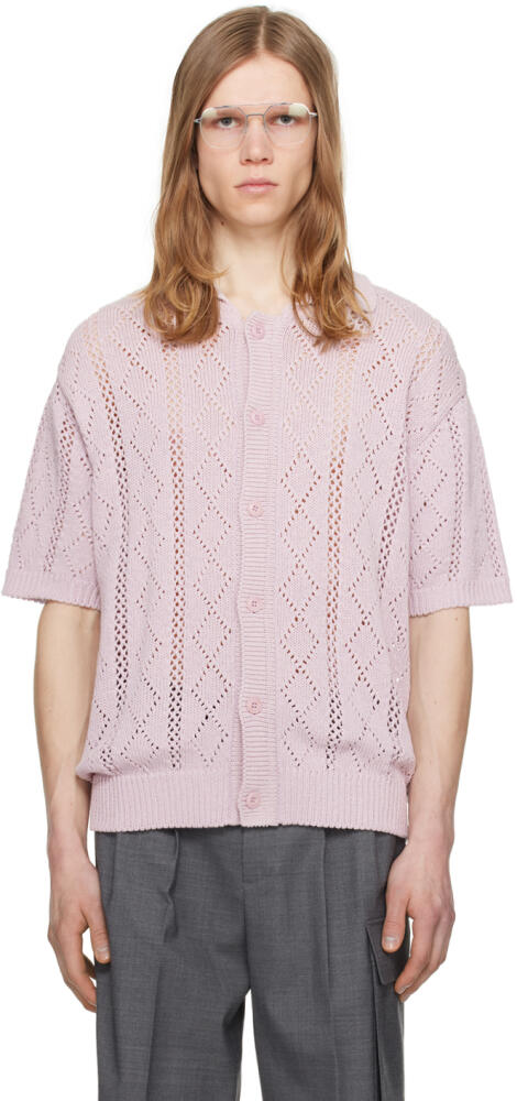 Dunst Pink Button Cardigan Cover