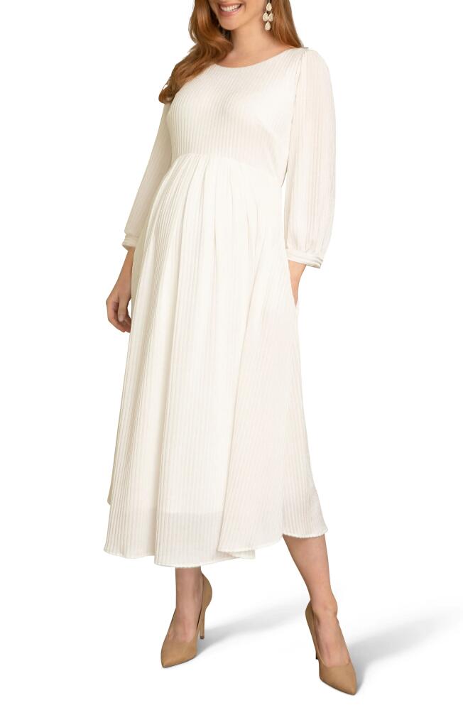 Tiffany Rose Isla Midi Maternity Dress in Ivory Cover