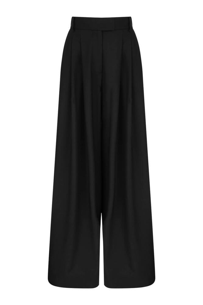 Nocturne Pleated Wide Leg Pants in Black Cover