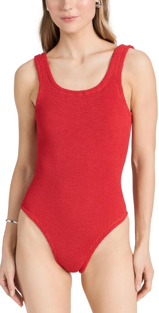 Hunza G Coverage Square One Piece Red Cover