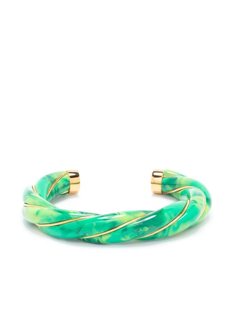 Aurelie Bidermann twisted tie-dye bracelet - Green Cover