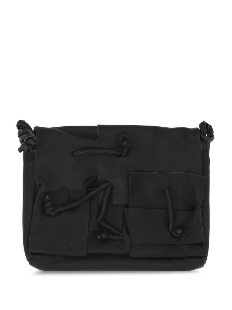 Y's panelled shoulder bag - Black Cover