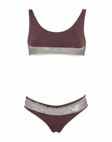 S And S Woman Bikini Cocoa Polyamide, Elastane Cover