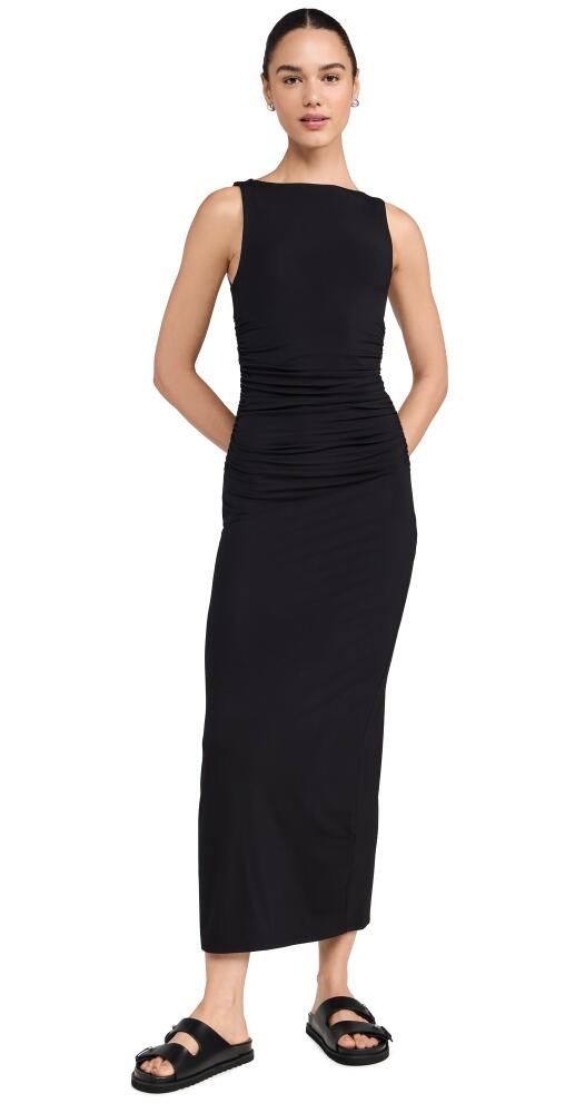 rag & bone Luca Shirred Dress Blk Cover