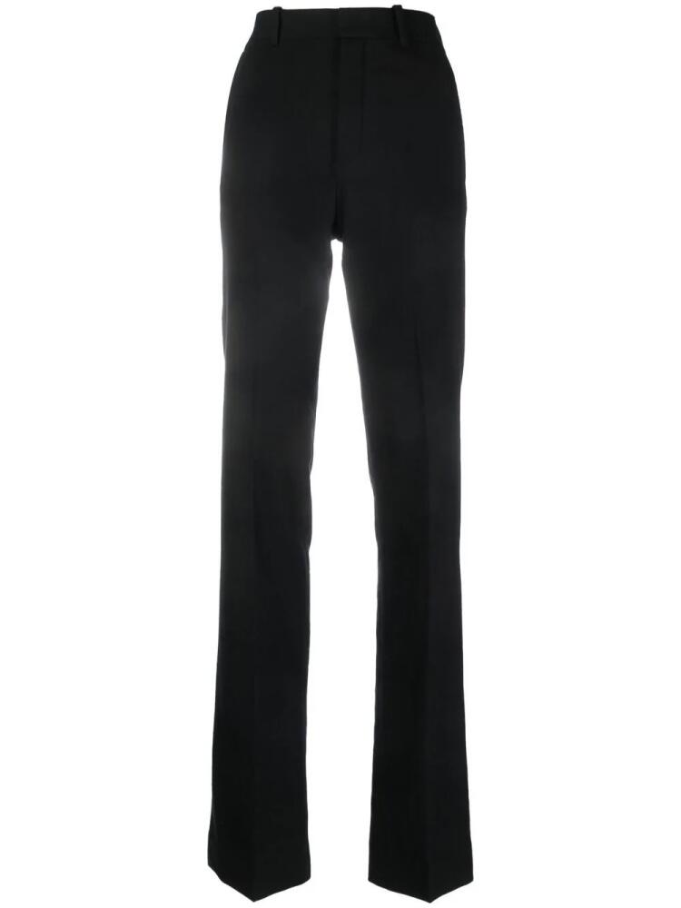 Ann Demeulemeester tailored-cut high-waisted trousers - Black Cover