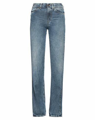 Dondup Woman Jeans Blue Lyocell Cover