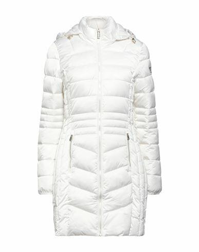 Yes Zee By Essenza Woman Puffer White Polyester Cover