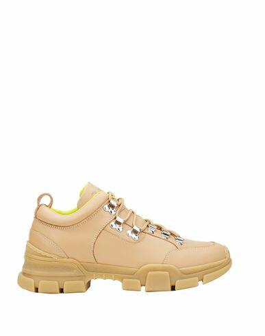 Ottod'ame Woman Sneakers Camel Soft Leather Cover