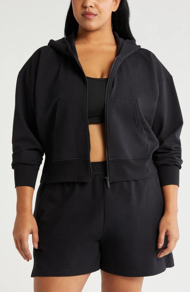 Zella Swoop Full Zip Hoodie in Black Cover