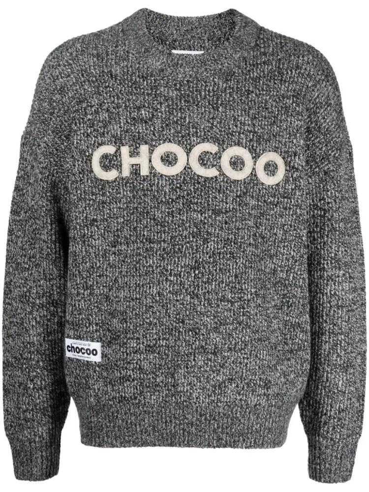 CHOCOOLATE logo-patch crew-neck jumper - Multicolour Cover