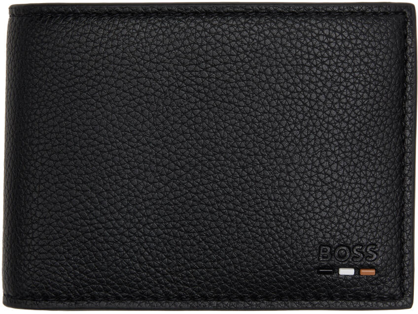 BOSS Black Faux-Leather Billfold Wallet Cover