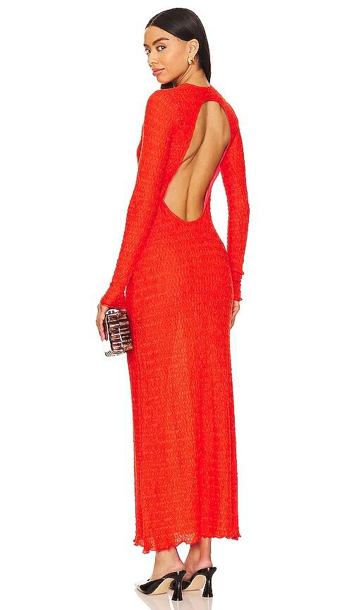 SIEDRES Lendi Maxi Dress in Orange Cover