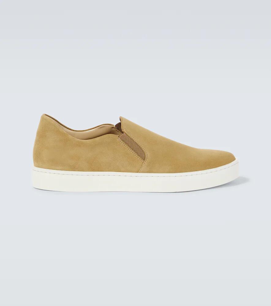 Manolo Blahnik Nadores suede sneakers Cover