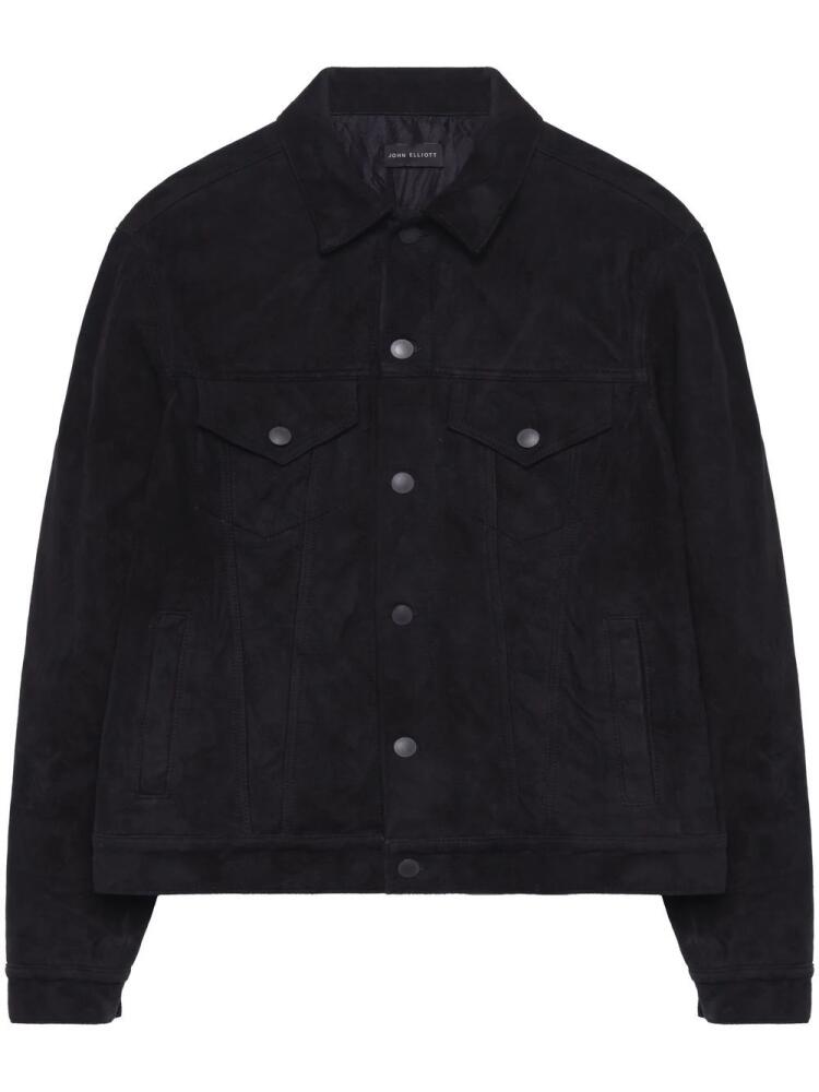 John Elliott Thumper Suede jacket - Black Cover