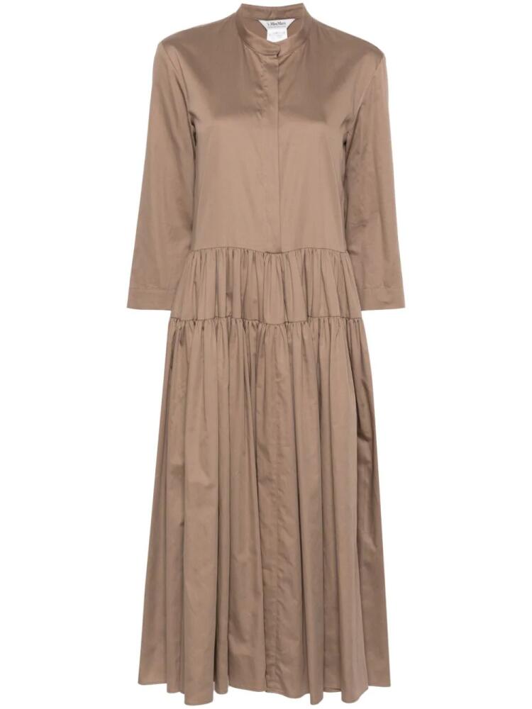 'S Max Mara Elena tiered midi dress - Brown Cover