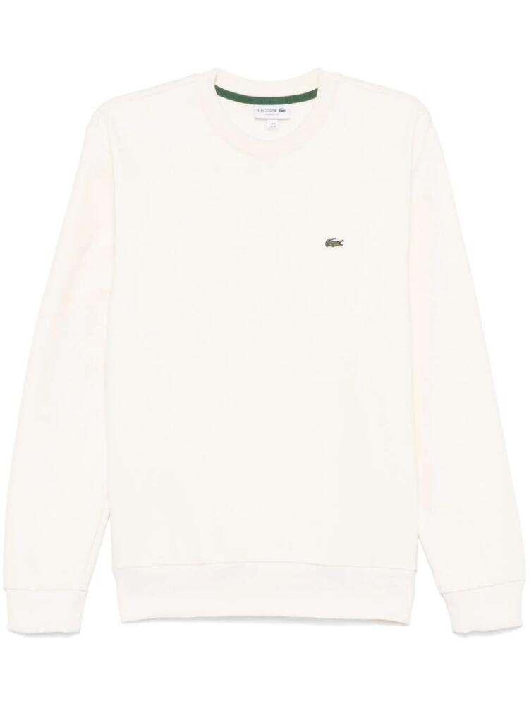 Lacoste logo-patch sweatshirt - Neutrals Cover