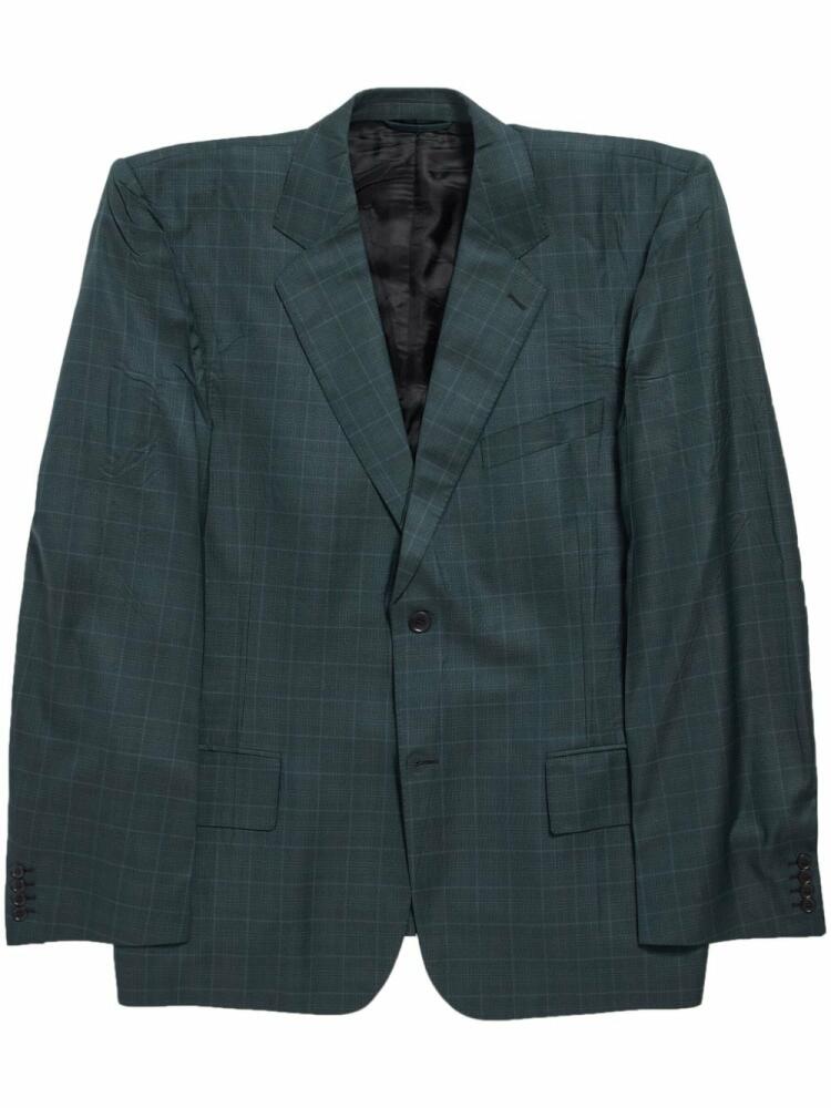 Balenciaga Boxy virgin wool blazer - Green Cover