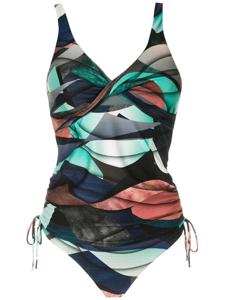 Lygia & Nanny Bruma printed tankini set - Blue Cover