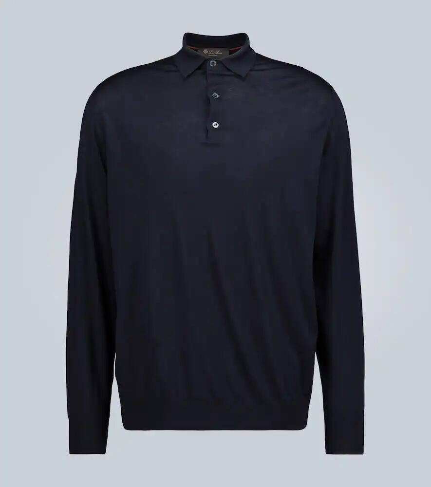 Loro Piana Ml long-sleeved wool polo shirt Cover