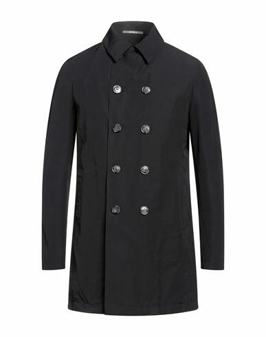 Havana & Co. Man Coat Black Polyester, Cotton Cover